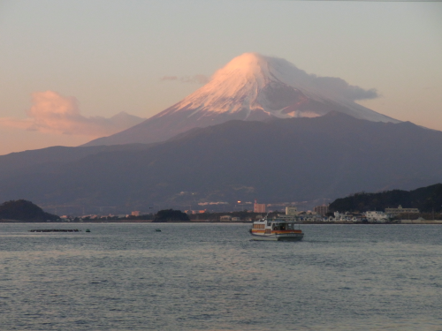 2011.1.1　富士山　夕日